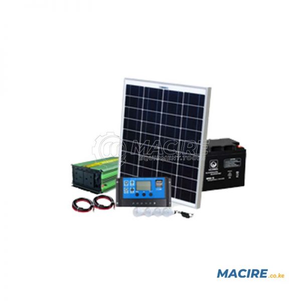 50w Solar panel + 50AH Battery + 150w inverter + 10 Amp solar