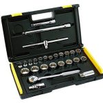 Stanley 1/2" Dr. Socket Set 26-pcs 10-32mm 12-pt