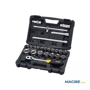 STANLEY 1/2" DR. SOCKET SET 13-PCS IMPACT 10-24MM