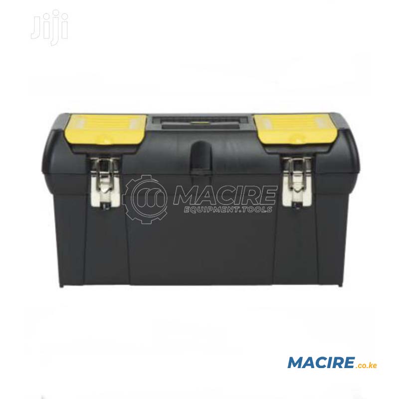 STANLEY TOOLBOX PLASTIC WITH TRAY 24"