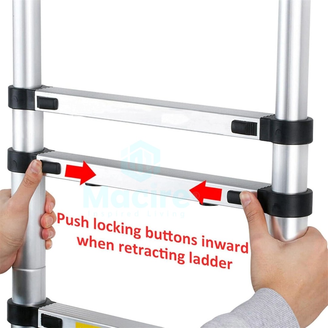 5.4m Telescopic Ladder 3 Heavy duty telescopic ladder 150kg capacity Kenya