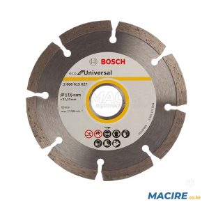 BOSCH DIAMOND CUTTING DISC 12” X 25.4MM SEGMENTED ECO
UNIVERSAL
(2608615033)