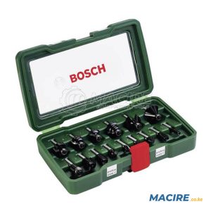 BOSCH ROUTER BIT 15PC SET 8MM (2607019469)