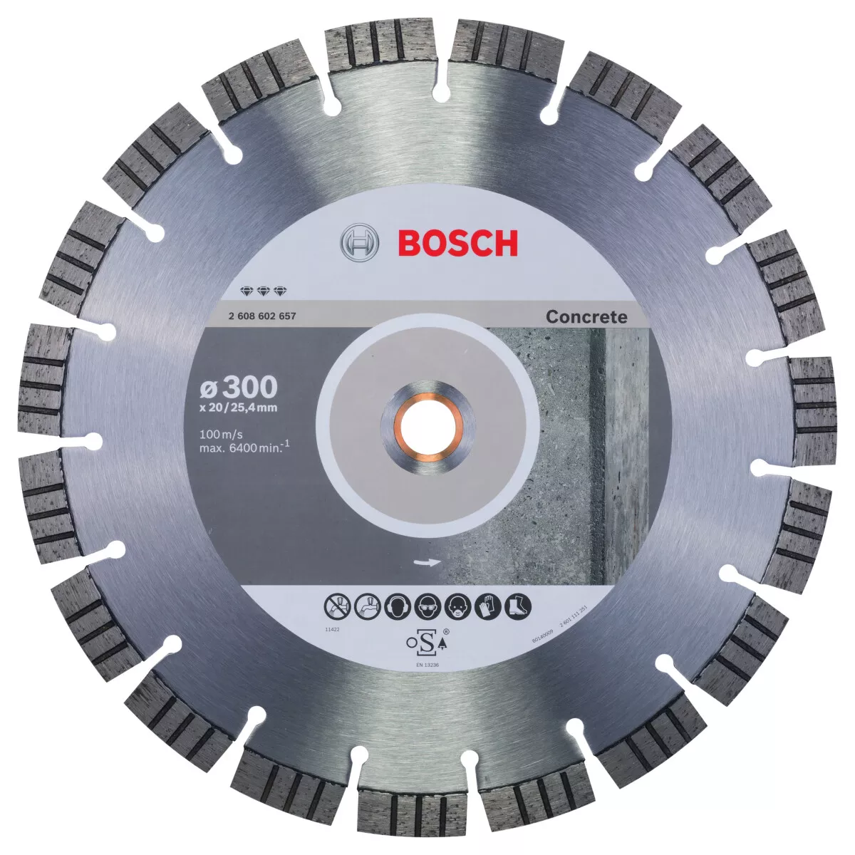 Bosch Diamond Cutting Disc 16” Segmented Professionalconcrete (2608602545)