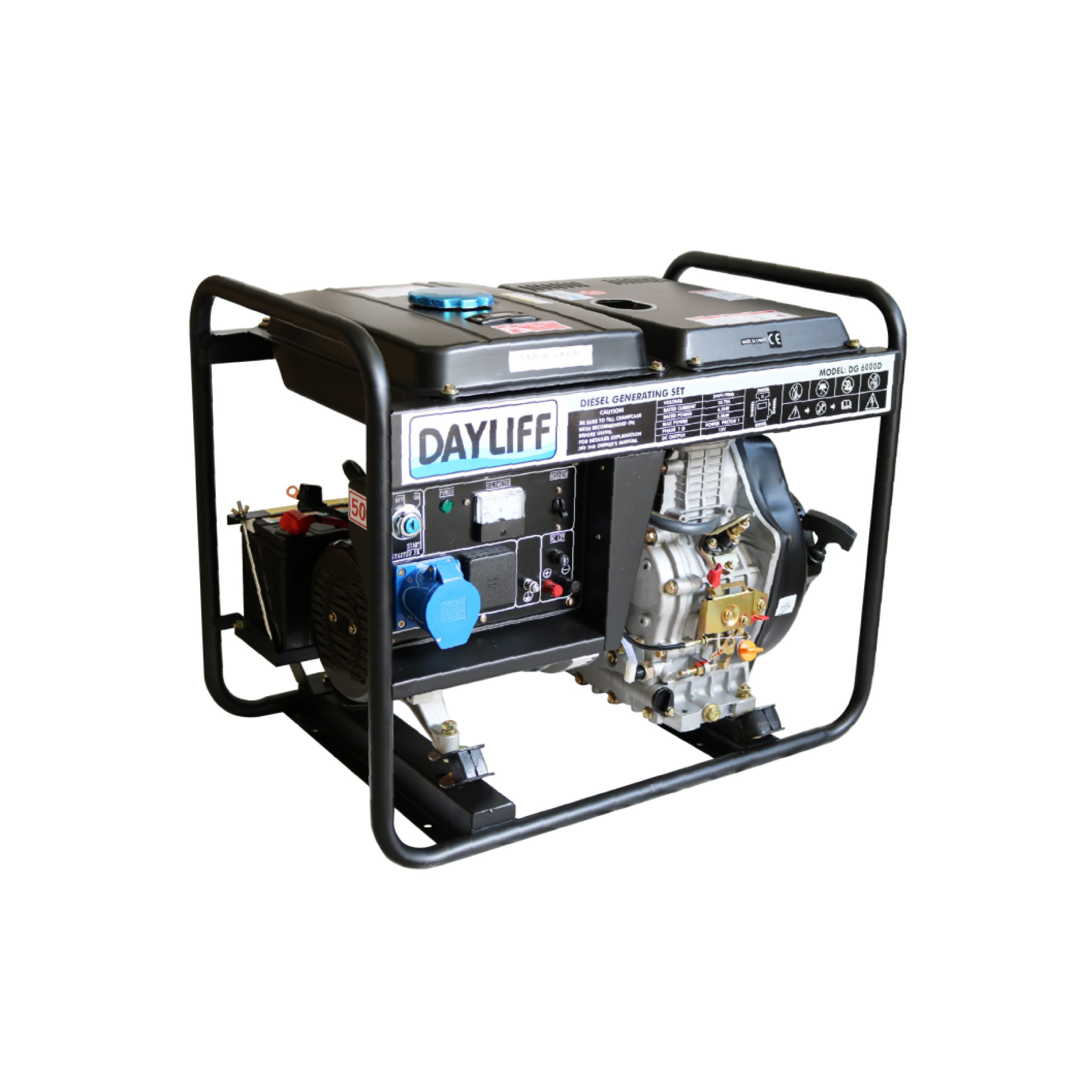 4.5Kva Dayliff DG6000d Diesel Generator-01