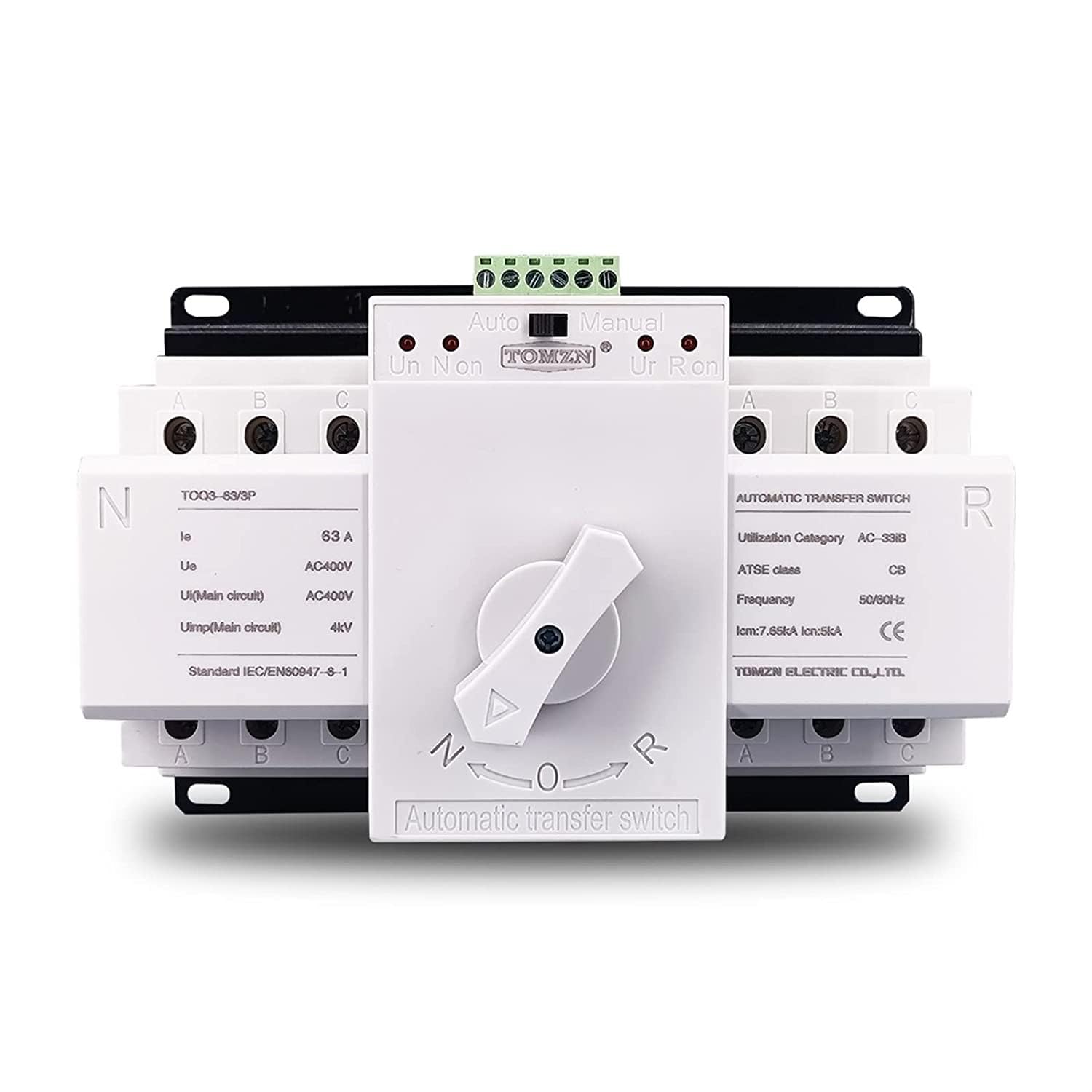 63a / Sq3 Automatic Transfer Switch Single Phase Ats Changeover