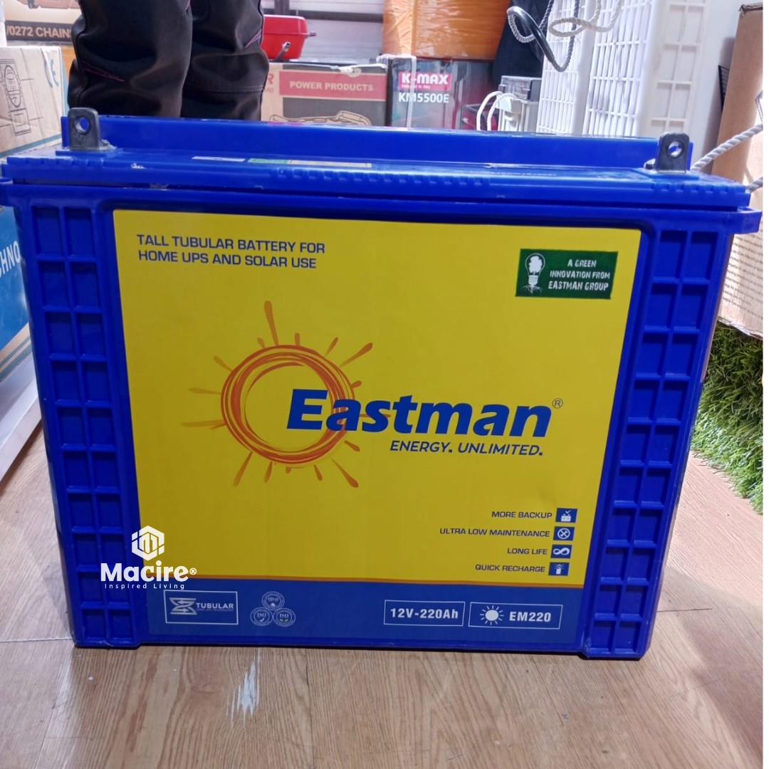 Eastmat 220ah Tubular 1 12V Eastman solar battery Kenya energy storage