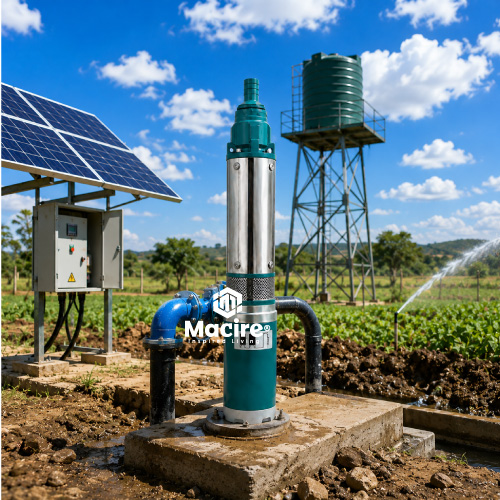 Shiyuan2 20m head solar borehole pump Kenya