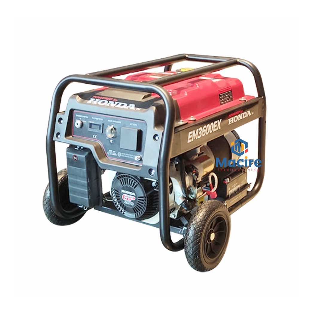Original! 3Kva Honda Petrol Generator EM3600EXE Key Start & Recoil - Durability and Performance