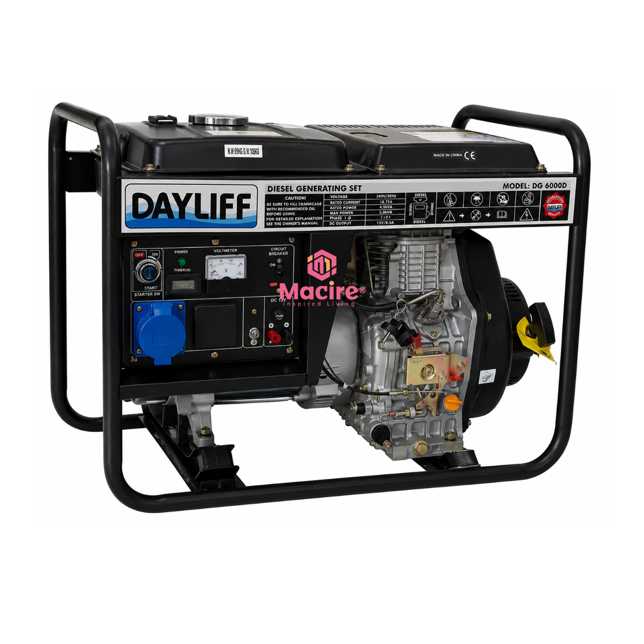 5kva Dayliff diesel generator