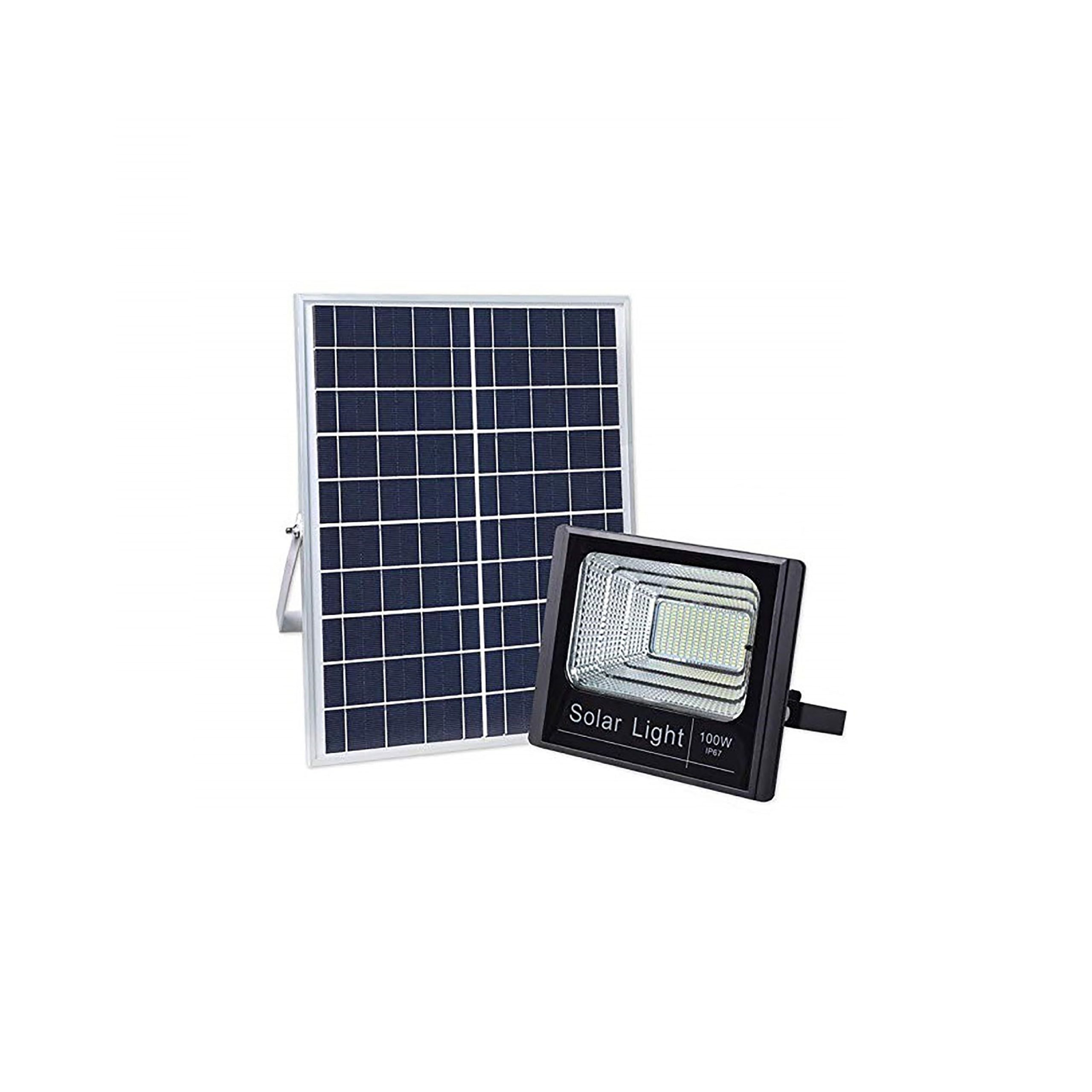 100W Solar Flood Light
