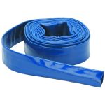 2" 50m Blue Delivery Pipe Kmax Italy - Heavy Duty Reinforced PVC Lay Flat
