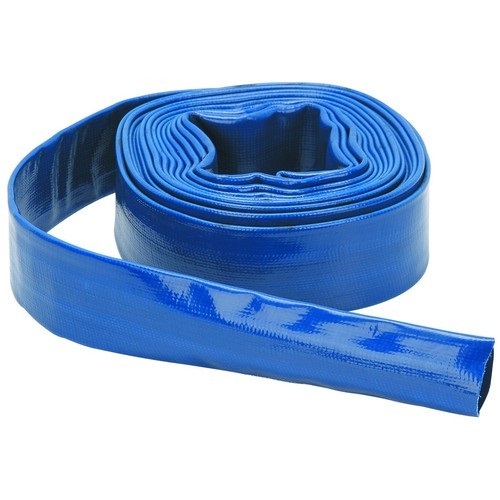 2" 50m Blue Delivery Pipe Kmax Italy - Heavy Duty Reinforced PVC Lay Flat