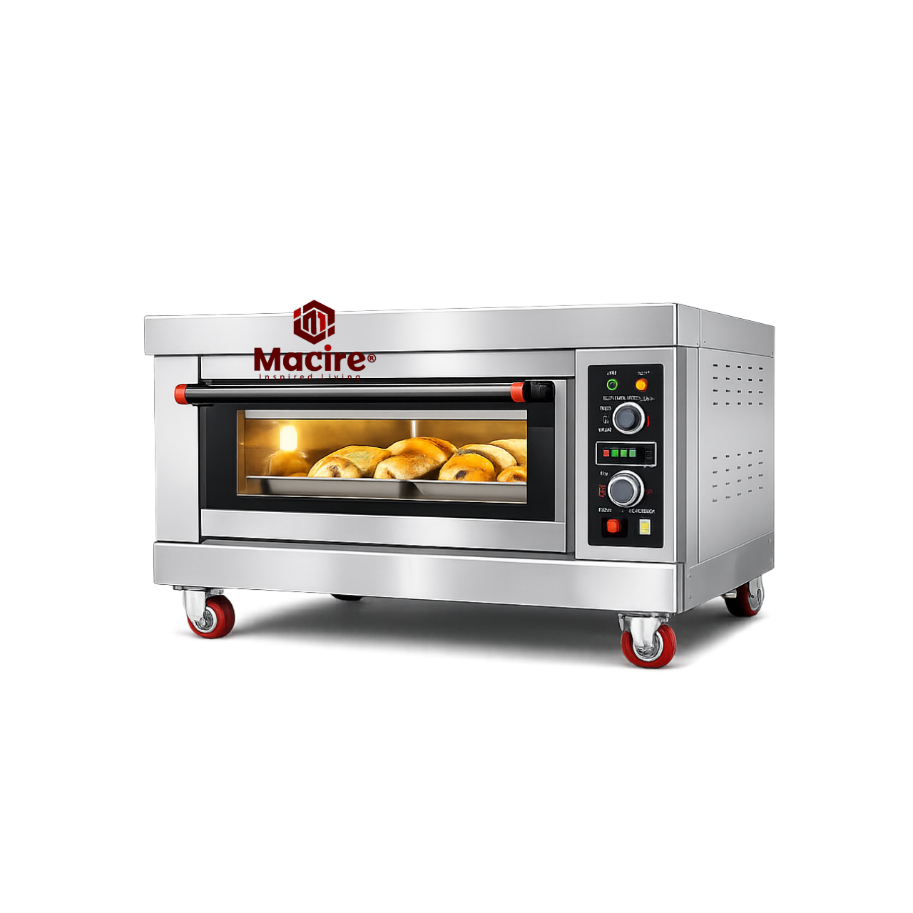 1 Deck 2 Tray Premier Commercial Bakery Oven – Compact Electric Baking Oven