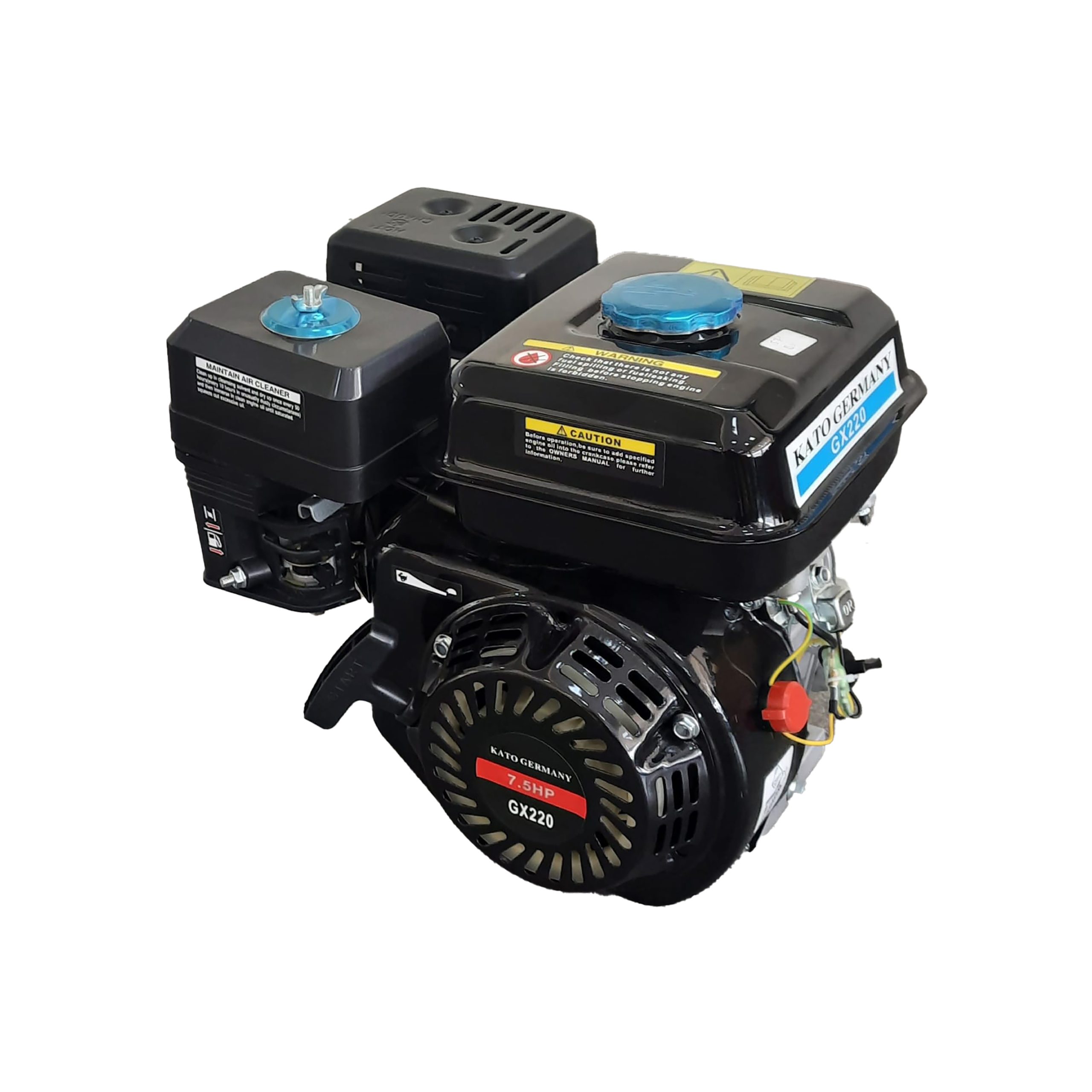 7.5hp Petrol Engine 4 Stroke Industrial Kato Germany