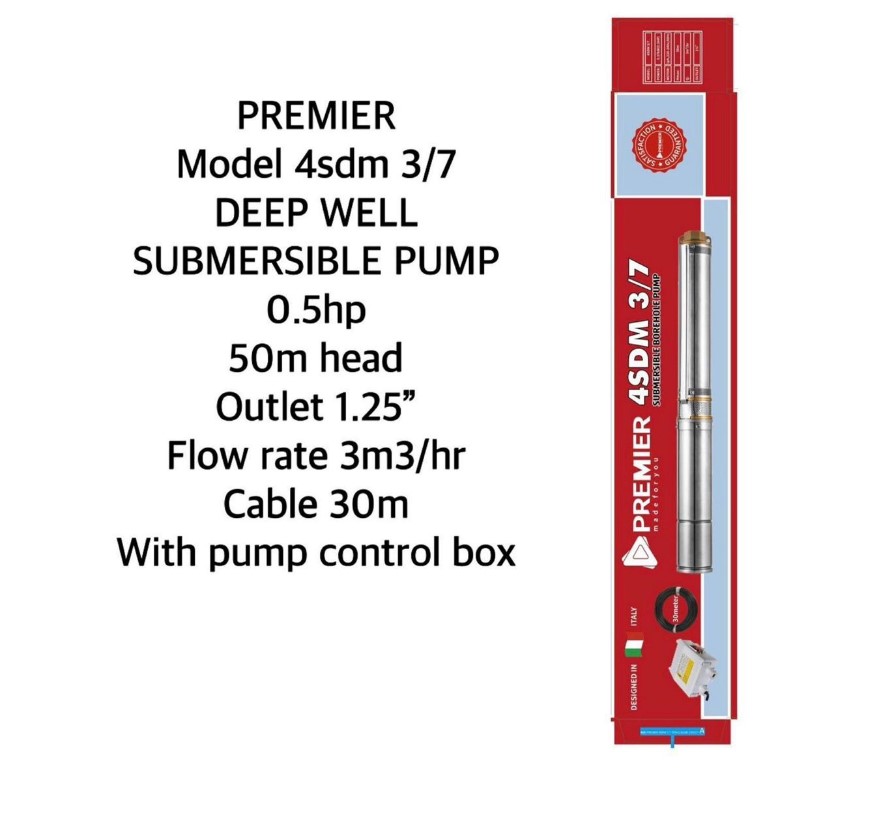 0.5hp Premier Ac Borehole Pump