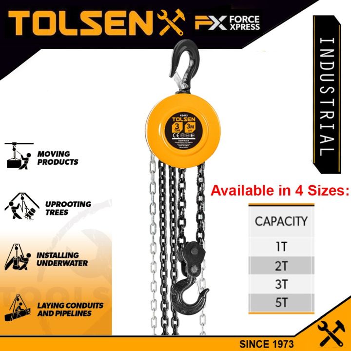 Tolsen Industrial Chain Block 5 Tons 3m 1
