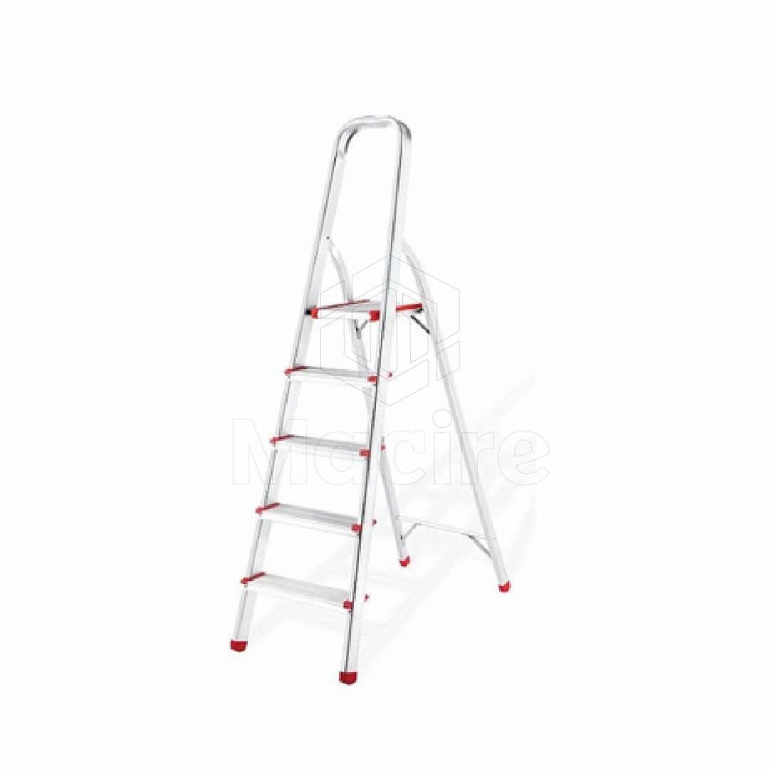 A’ Type 5 Steps Aluminum Ladder