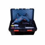 Bosch Impact Drill 550W + 90-Acc + Fisherman Toolbox Combo Kit