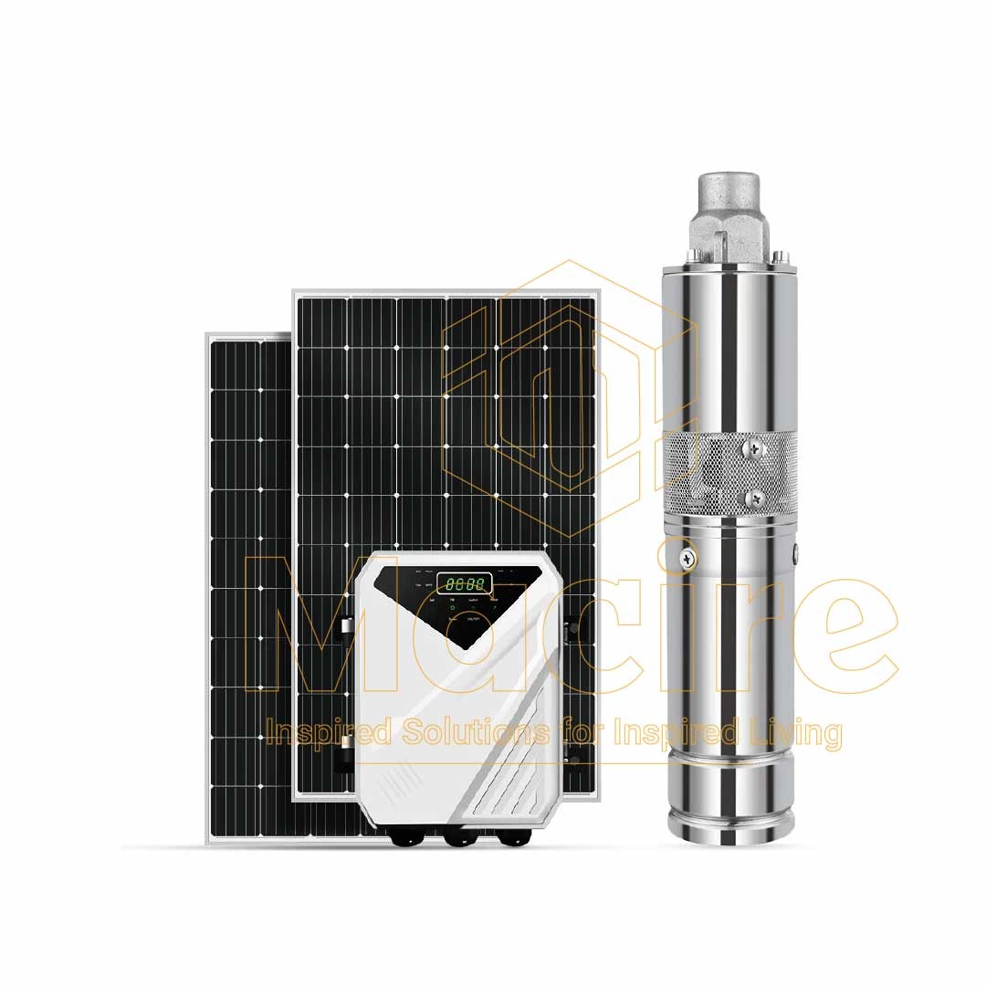 47m 3500L/Hr 3" Solar Water Pump Kit with Panels 3DPC3.5-47-48-400 DC 48V 400W Submersible Borehole Deep Well pump with Mppt Controller Trunsun