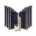 98m 3Kw Solar Borehole Pump Kit 19000L/H -  Trunsun 4DSC19-98-380/550-3000-A/D AC DC 380V/550V 4"