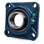 UCF 210-32 bearing Square flanged ball bearing unit with set screw locking cast iron housing