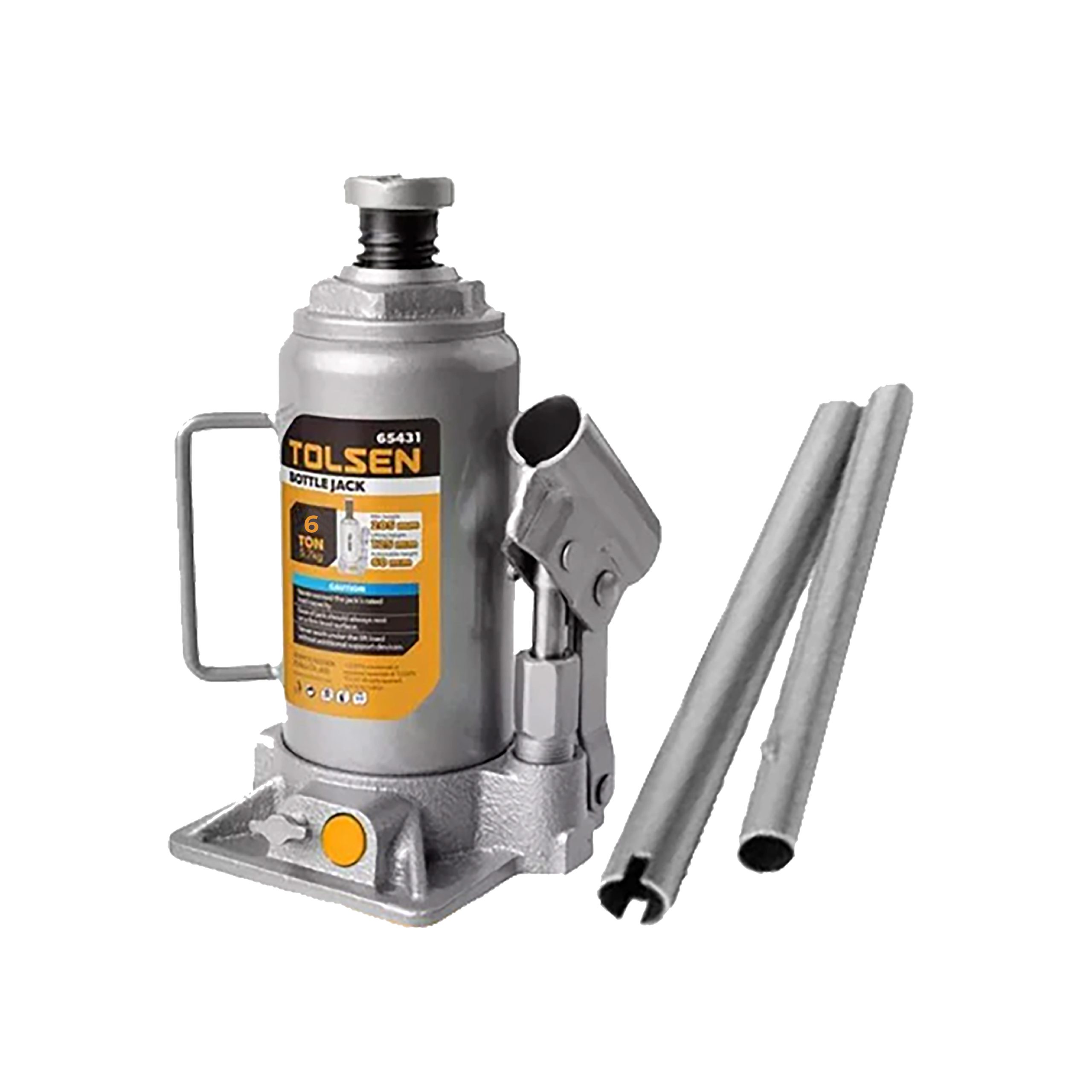 6 Ton Tolsen Hydraulic Bottle Jack