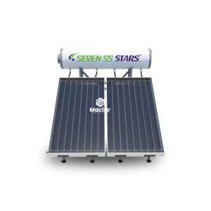 200L Flat Plate White Seven SS Stars Solar Water Heater – Efficient Solar Hot Water System