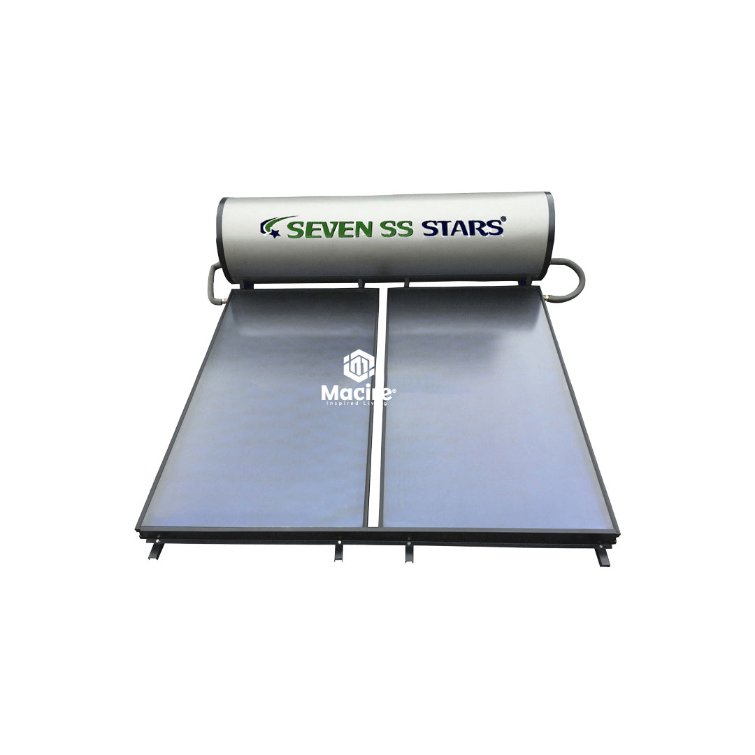 300L Seven SS Stars Flat Panel Stainless Solar Water Heater – High-Capacity Solar Hot Water System