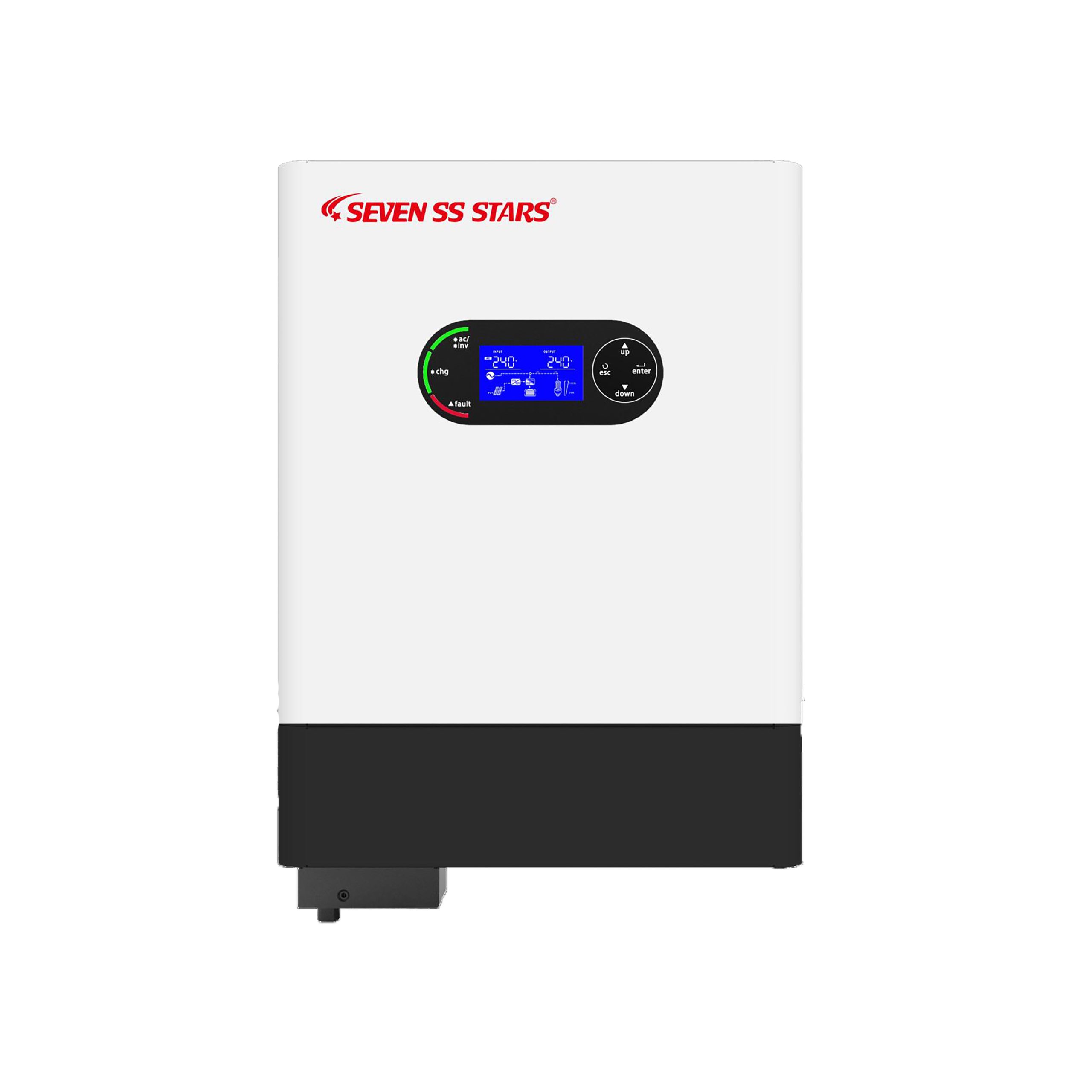 6kw 48v Seven SS Stars Hybrid Inverter-01