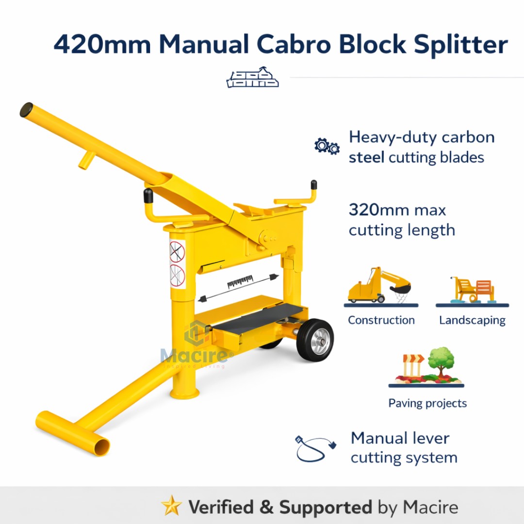 heavy duty paving block cutter supplied by Macire heavy duty paving block cutter supplied by Macire