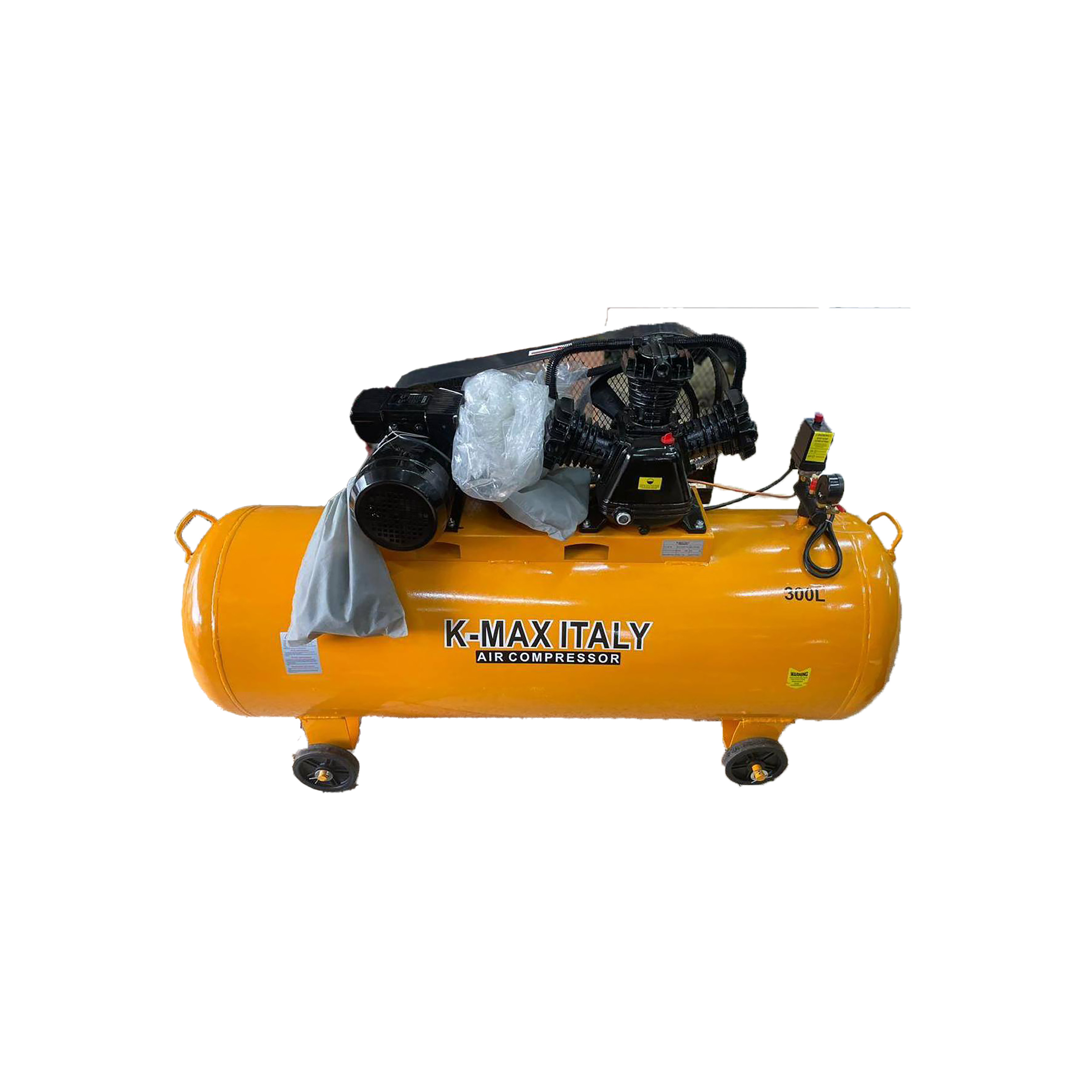 300l Electric Air Compressor 3 Piston 4hp Motor 8bar 116psi Pressure