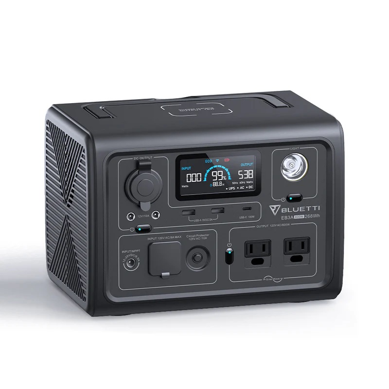 600w 268wh Bluetti USA Eb3a Portable Power Station - Image 6