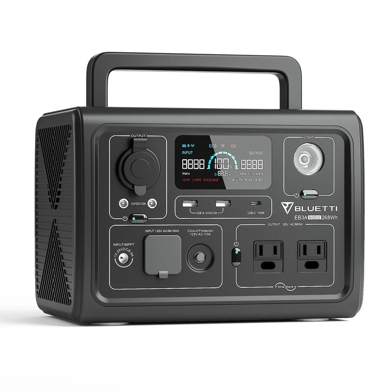 600w 268wh Bluetti USA Eb3a Portable Power Station - Image 5
