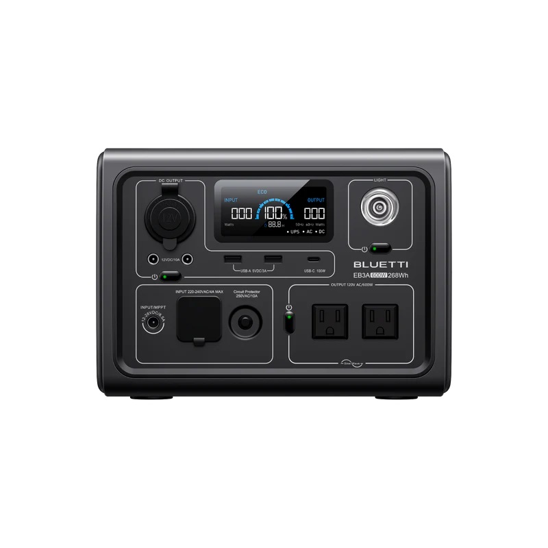 600w 268wh Bluetti USA Eb3a Portable Power Station - Image 8