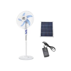 Stand Fan Ac/Dc With Solar Panel Charge Model 3083