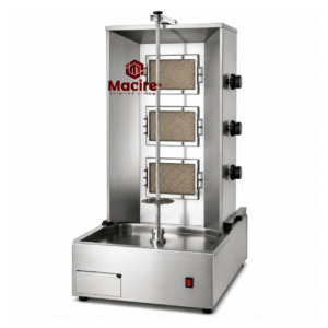 3 Burner Premier Italy Gas Shawarma Machine – Compact Commercial Rotisserie Grill