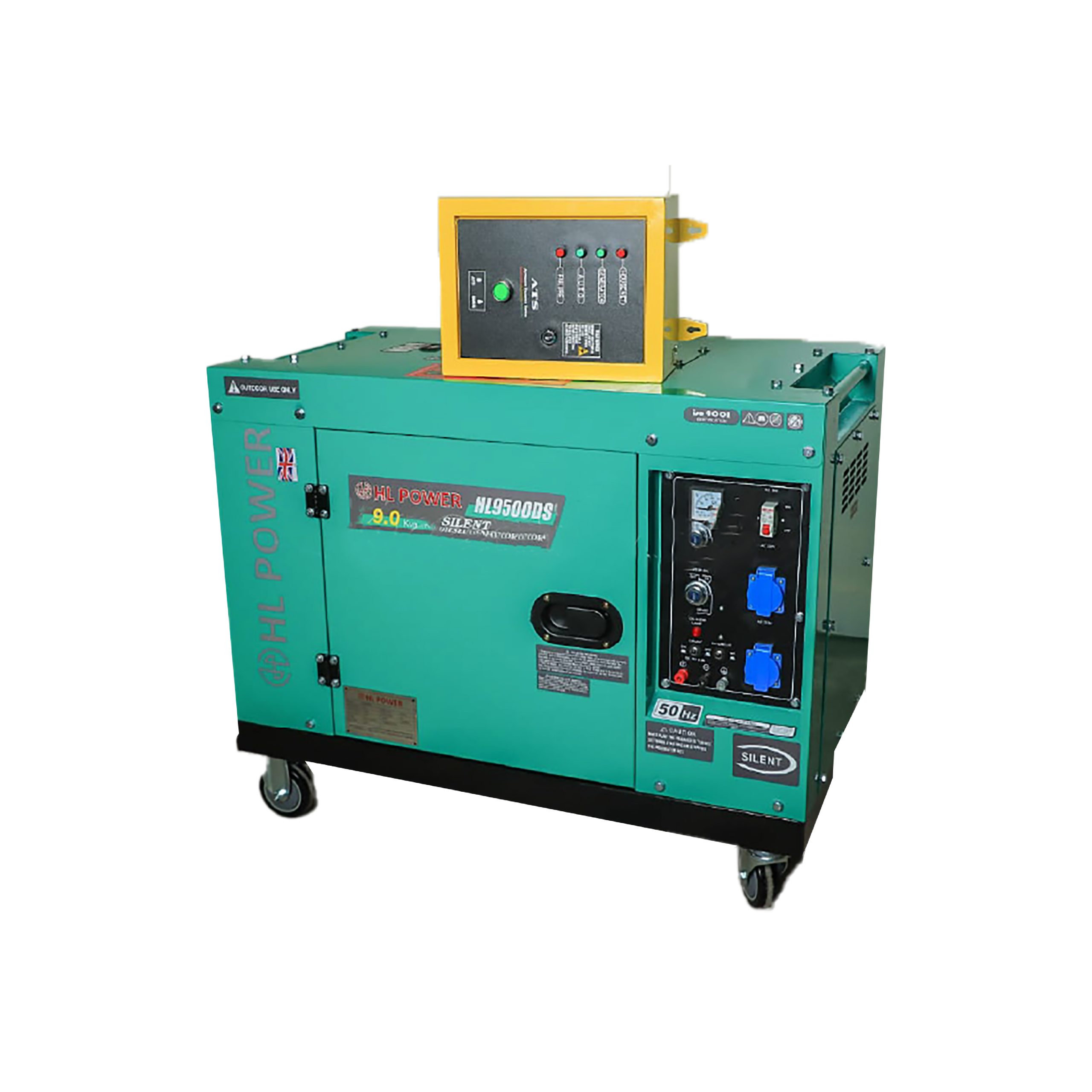 HL Power UK 9kva Diesel Single Phase Generator With ATS_HL Power UK 9kva Diesel Single Phase Generator With ATS