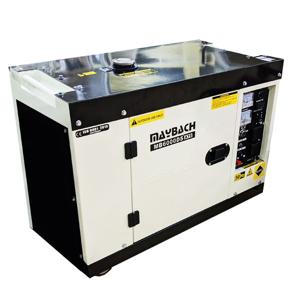 10Kva 1ph Maybach Generator with ATS Diesel Silent