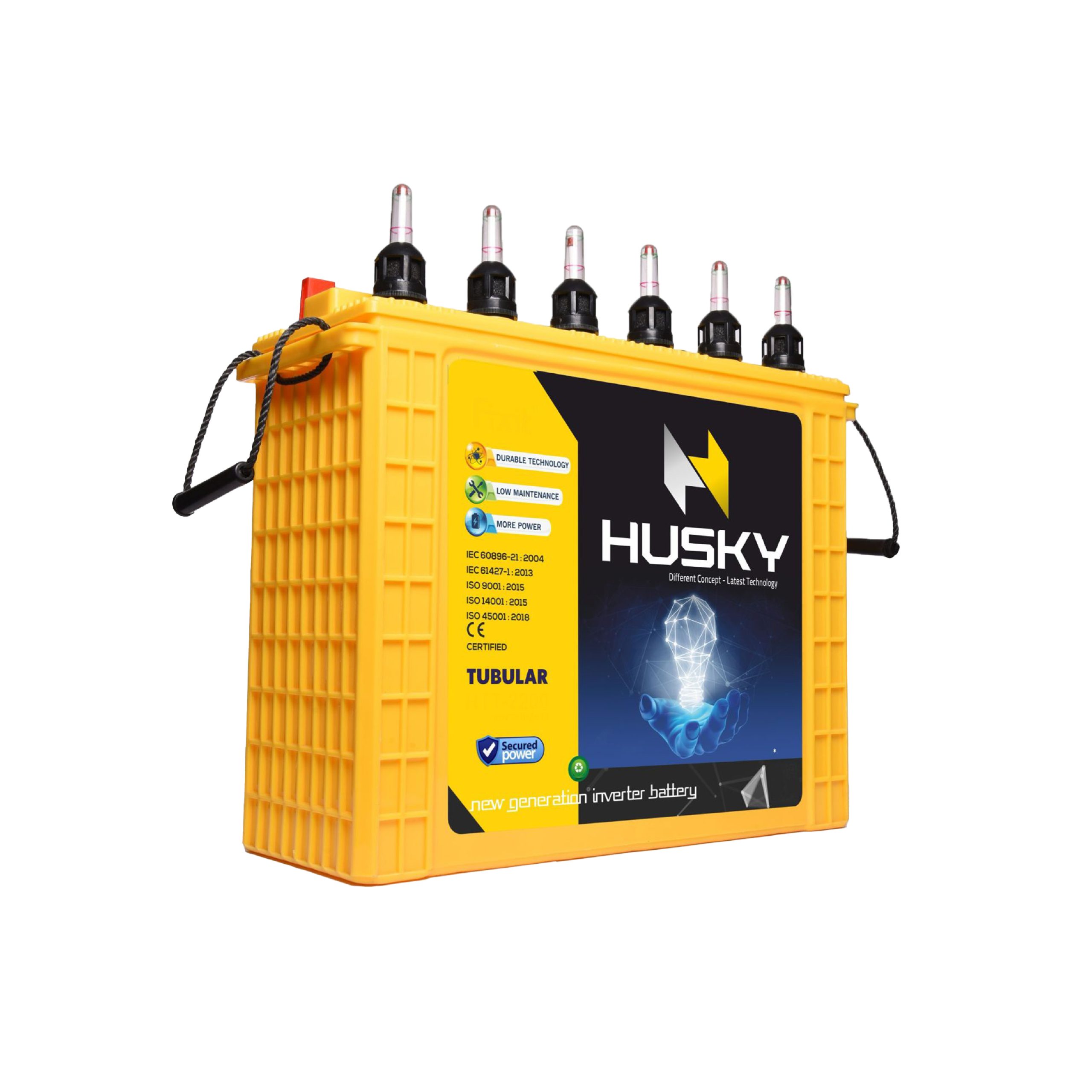 300ah Husky Tall Tubular Battery with Acid