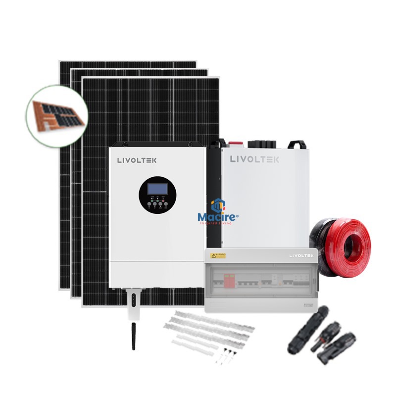 5Kw Livoltek Solar Kit - Residential Off-Grid Inverter Low-Voltage Battery Single Phase Battery Storage System