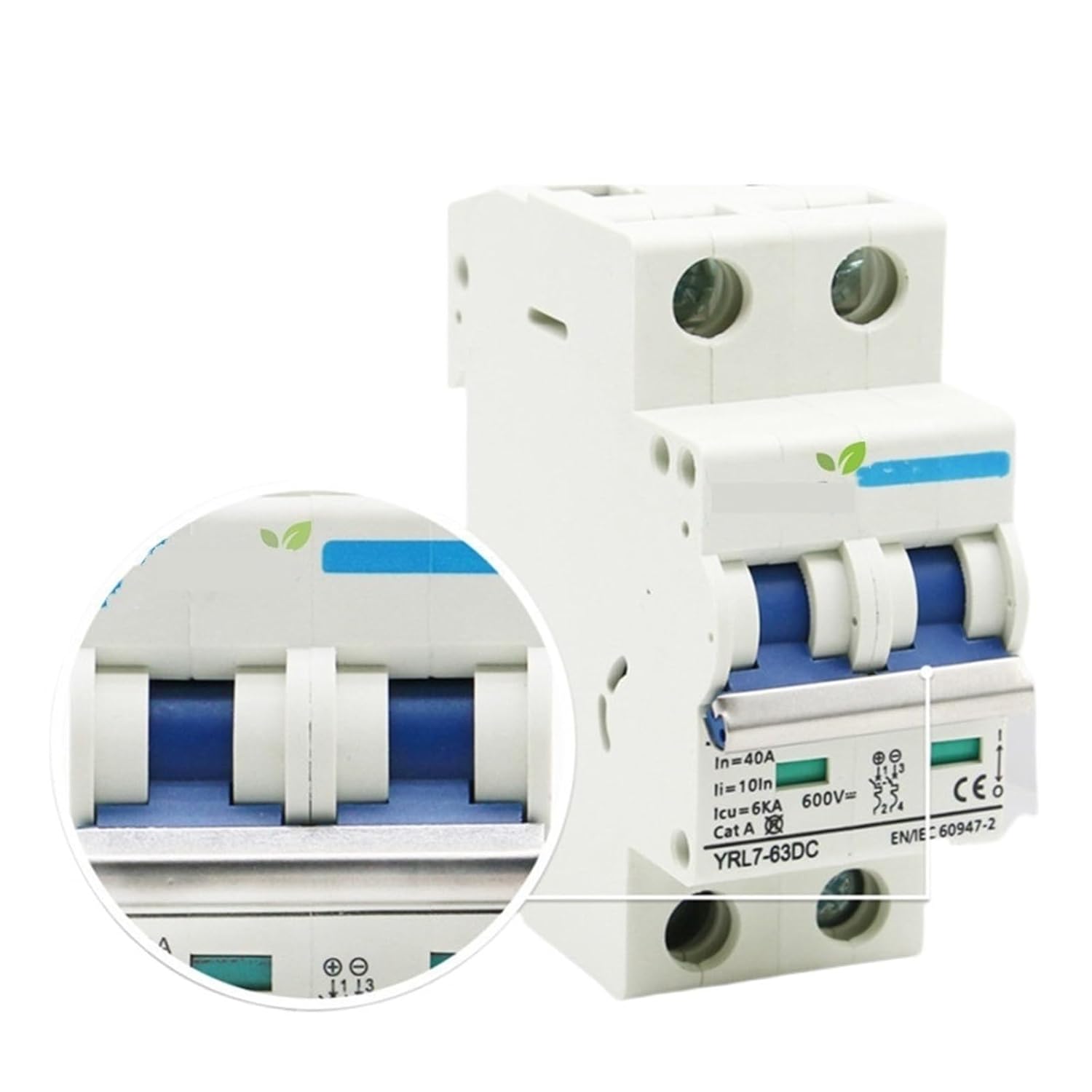 2 Pole Dc Breaker  Dc MCB 2p 20a 32a 63a  550vd - Image 3