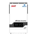 1.5Kw 12V MUST Hybrid Solar Inverter 60A – PV1800 VPM