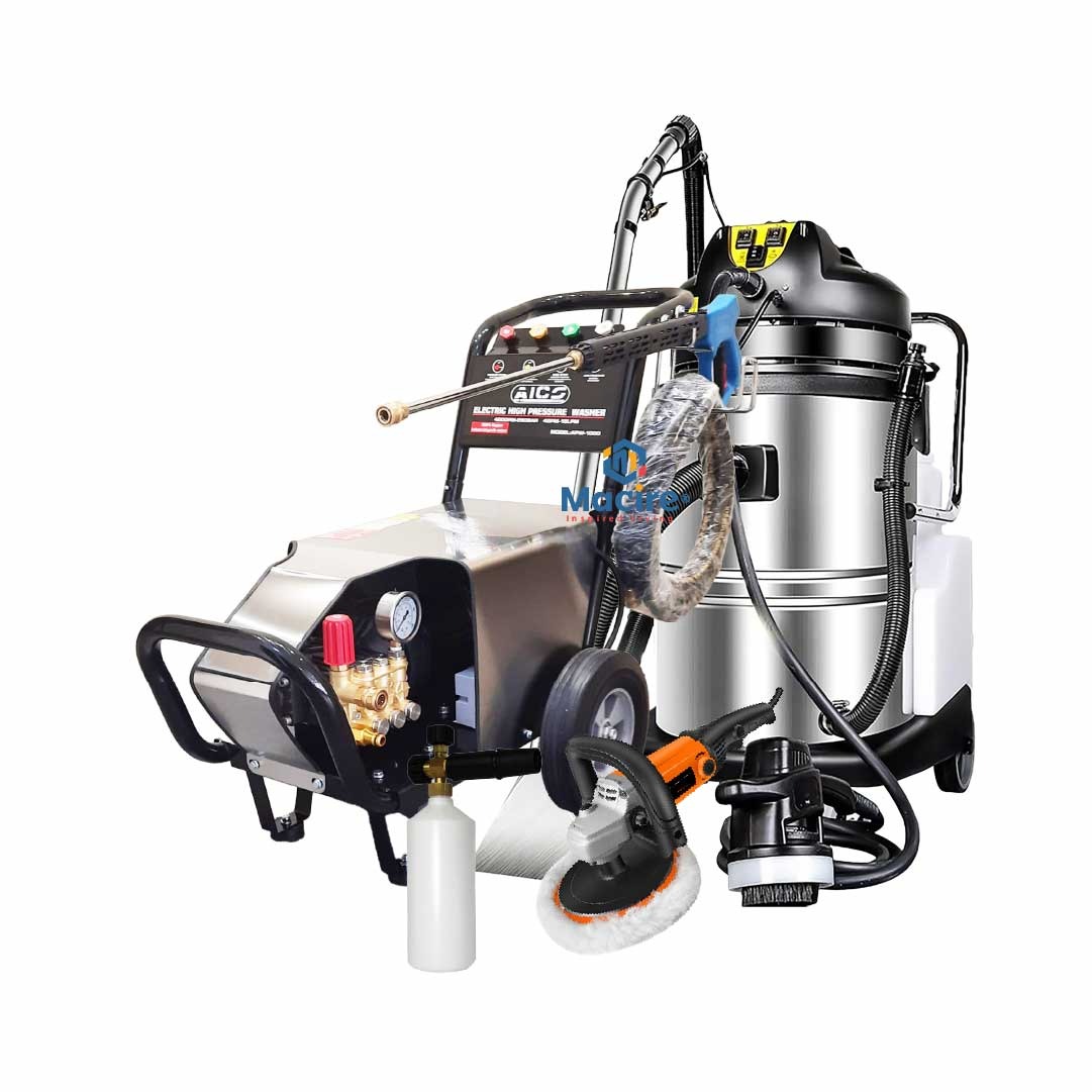 4200Psi Aico Carwash Kit - 80L 5in1 Carpet Cleaner & Buffing Machine