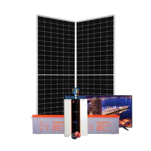 3Kw Felicity Solar Kit - 43" Smart  TV - Hybrid Inverter Gel Batteries -  3000w 24v - Affordable & Reliable