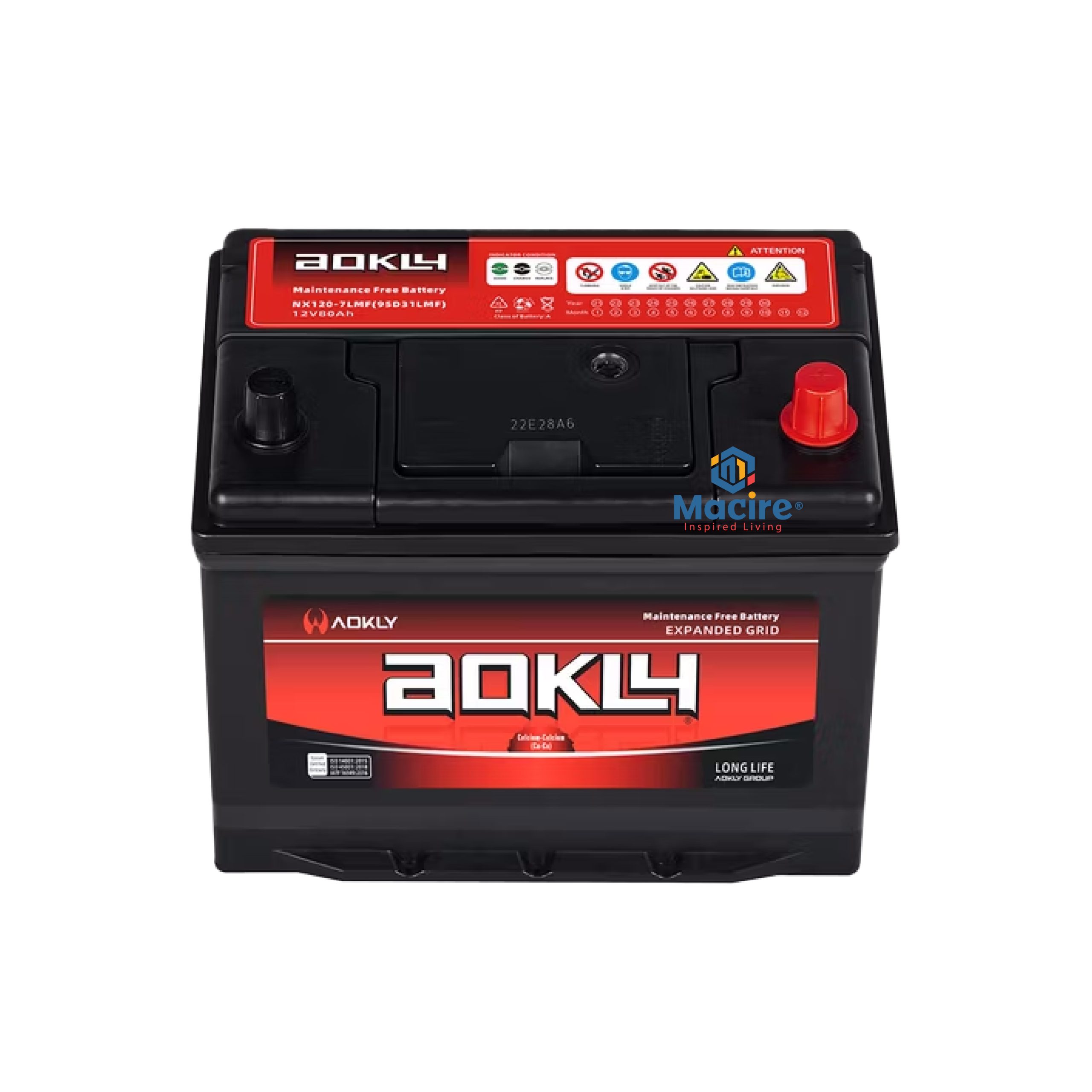 NS70 Original Aokly MF Car Batteries 100% Full Capacity