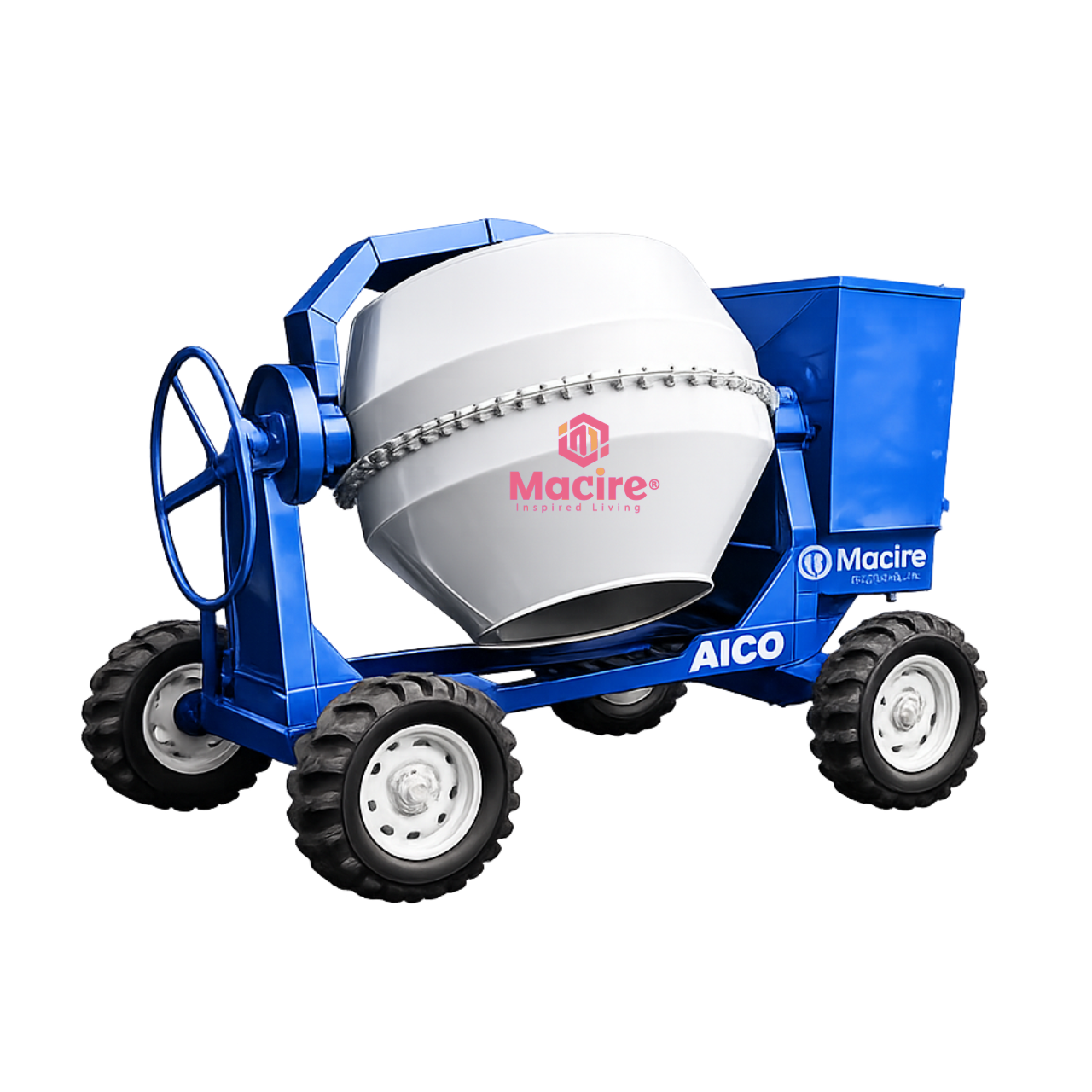 500l aico concrete mixer
