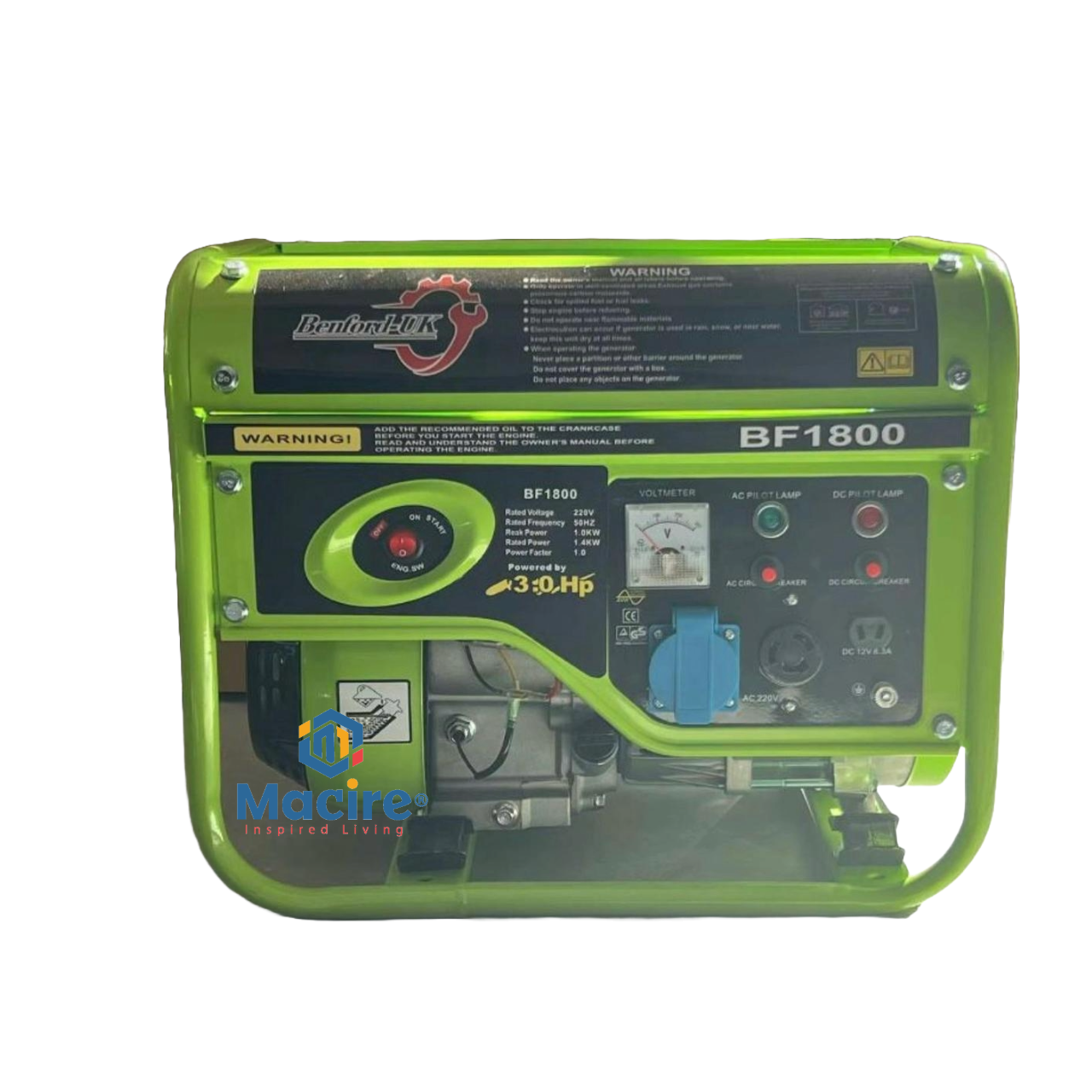 Benford-UK BF1800 1.2KVA Petrol Generator