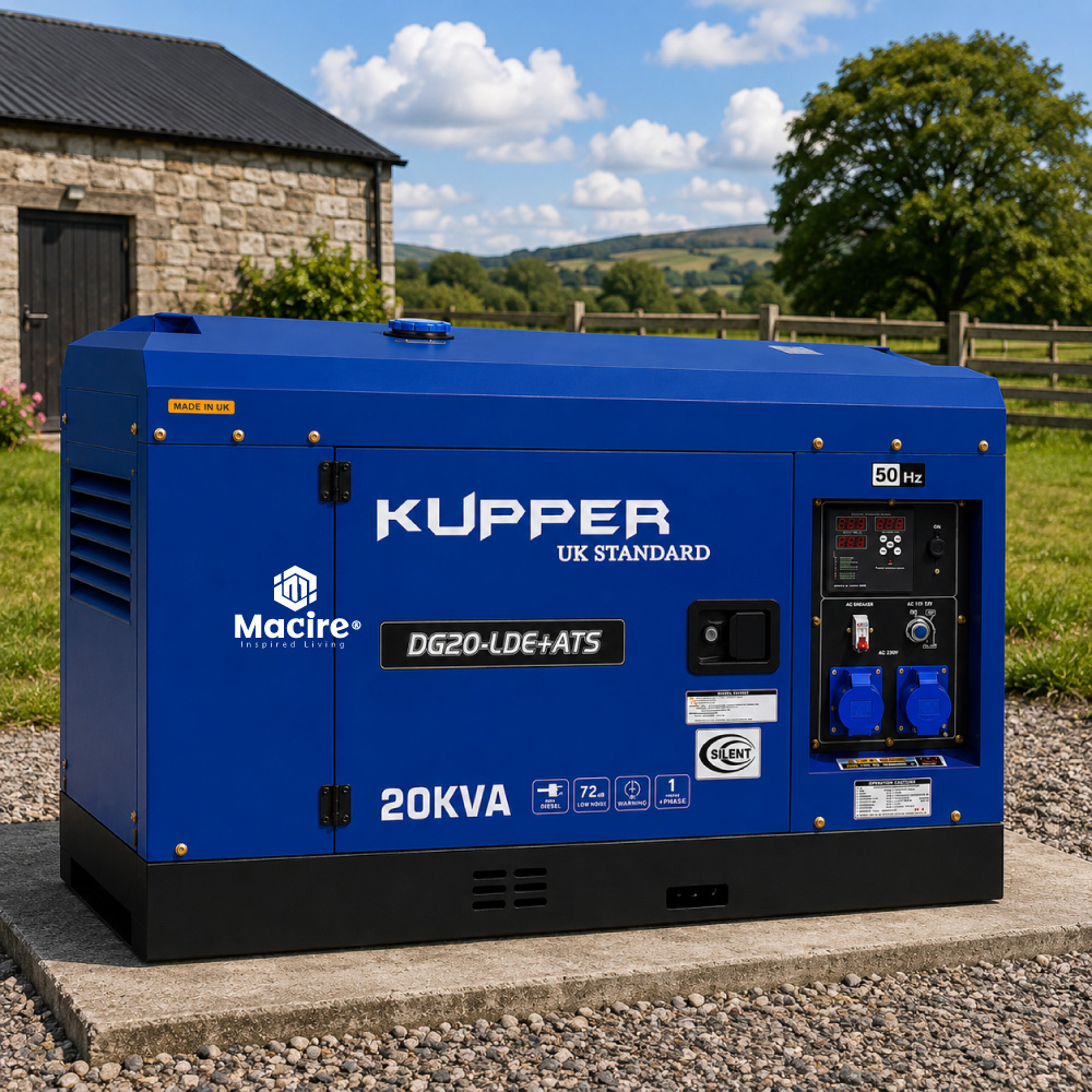 Kupper-20kva-genset6 20KVA KUPPER Silent Diesel Generator with ATS (3 Phase)