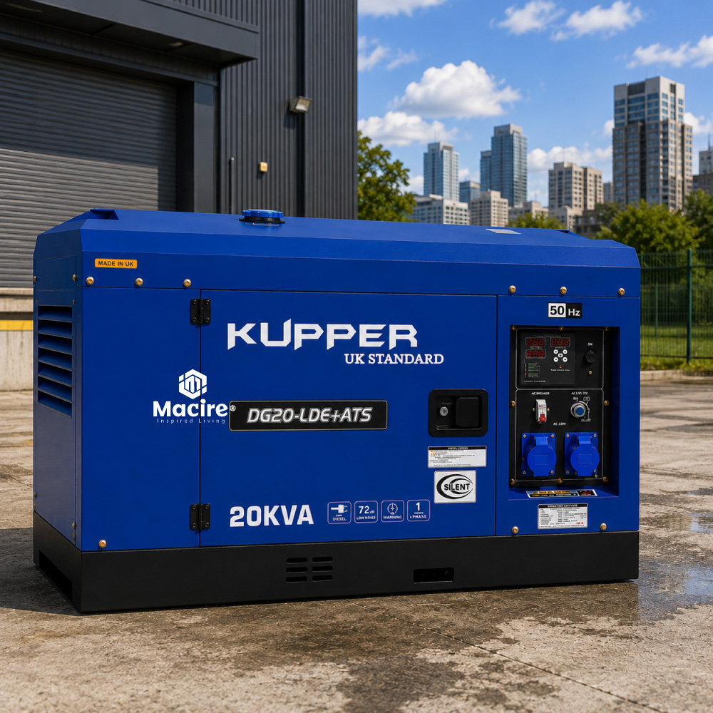 Kupper-20kva-genset7 20KVA KUPPER Silent Diesel Generator with ATS (3 Phase)